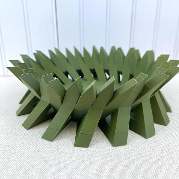 Modern Storage Bowl, Novi Catch-All Bowl, Spiky Design, Functional Art - Picture 4 of 10